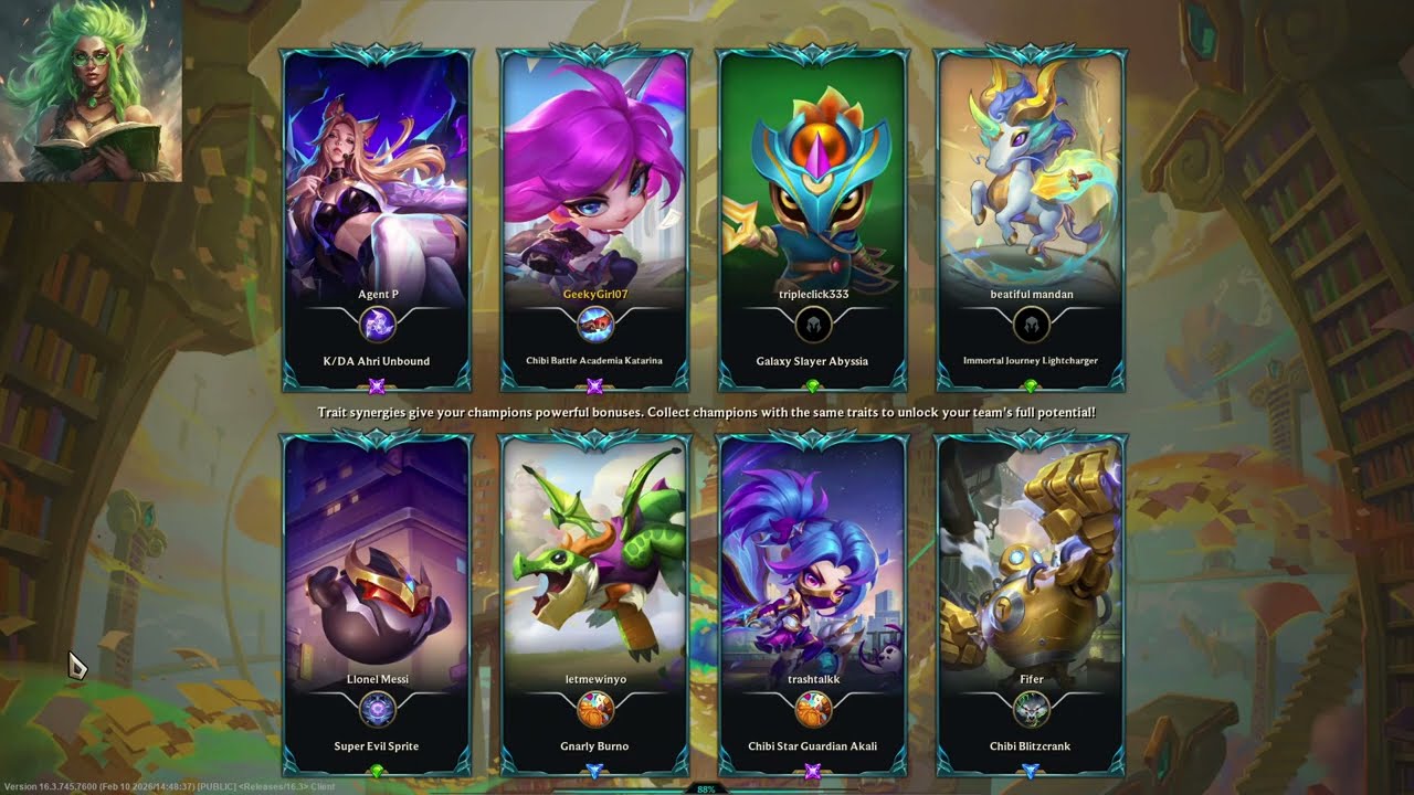 Ranked TFT Set 16.4 Plat II: Longshot(Solo Queue)