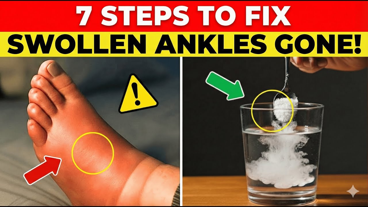 7 Steps to Fix Severe Ankle Swelling Before Bed (Step 7 Is What Doctors Use)