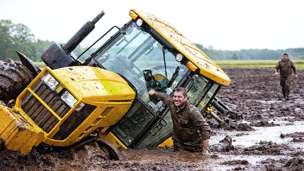 Heavy Tractors vs Deep Mud | Extreme Recovery Missions in Impossible Terrain