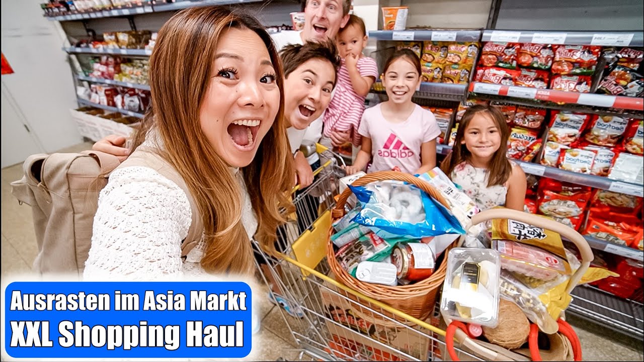 Komm mit Shoppen im XXL Asia Markt 😍 Einkaufen mit 4 Kindern in Hamburg! Shopping Haul | Mamiseelen