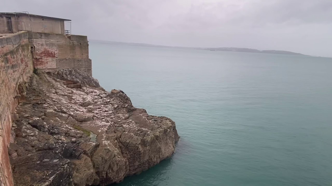 Brixham, Devon. The quarry with views of dolphins. Part 3/3