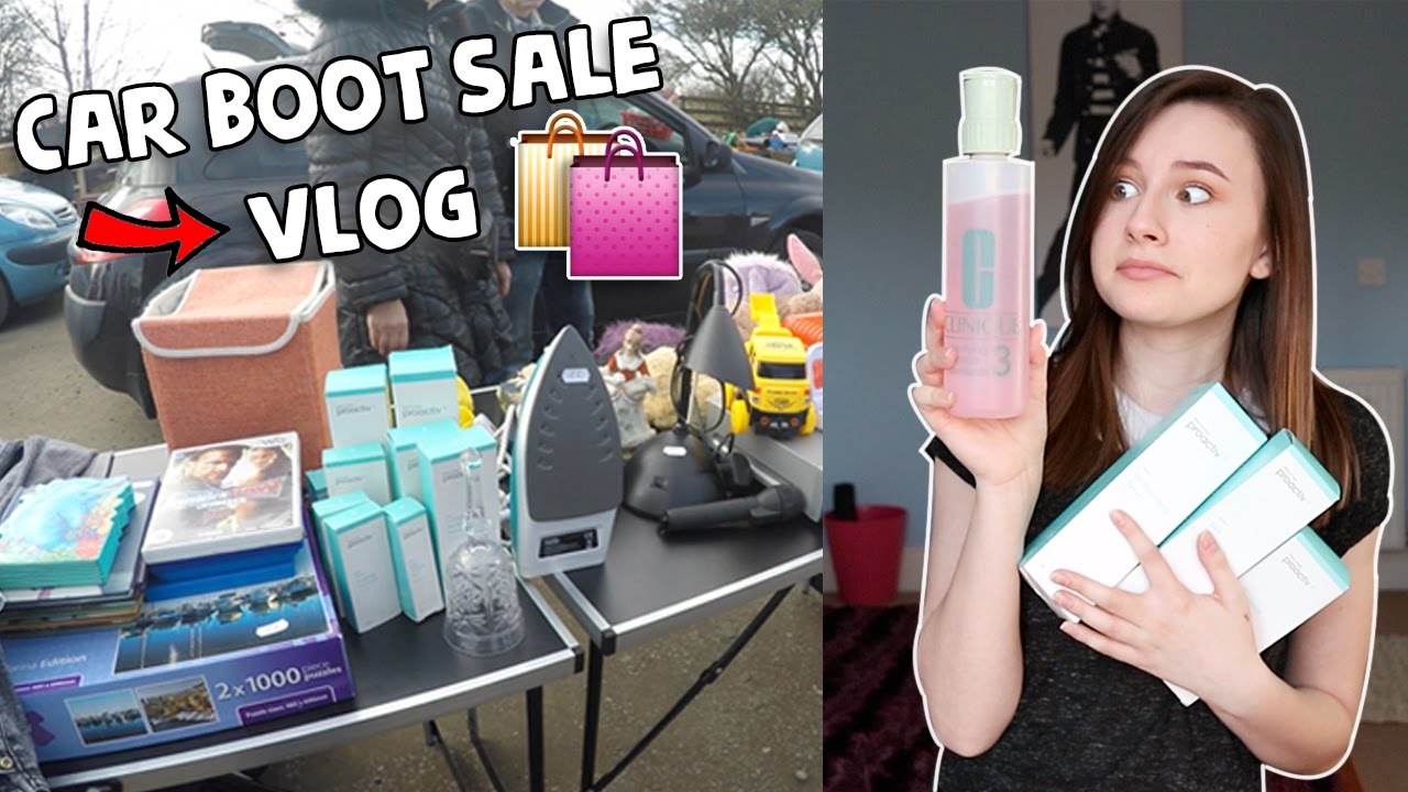 CAR BOOT SALE VLOG & Mini Haul! ♡