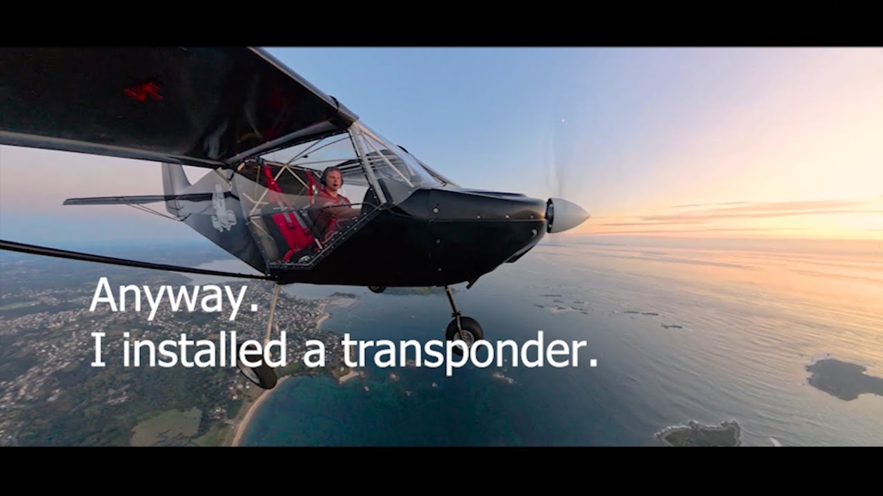 Anyway, I installed a Transponder. Ultralight aircraft Squawk installation. dispo en francais