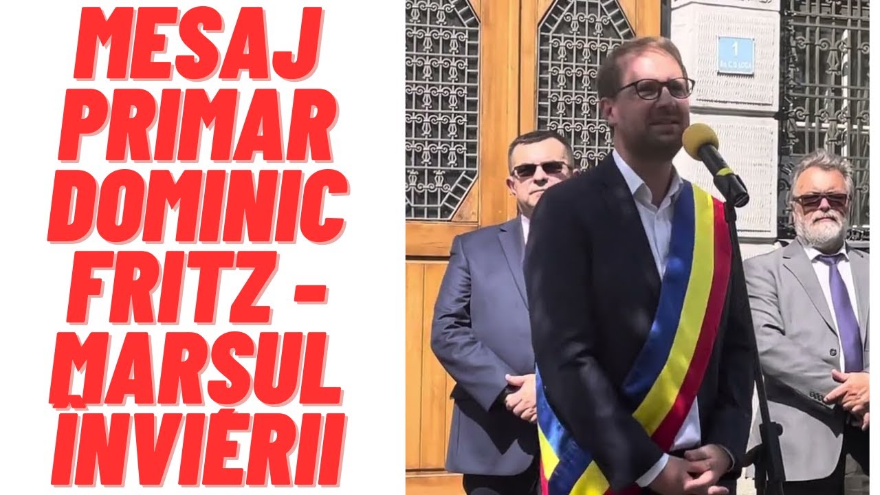 Mesaj primar Dominic Fritz - Marșul învierii
