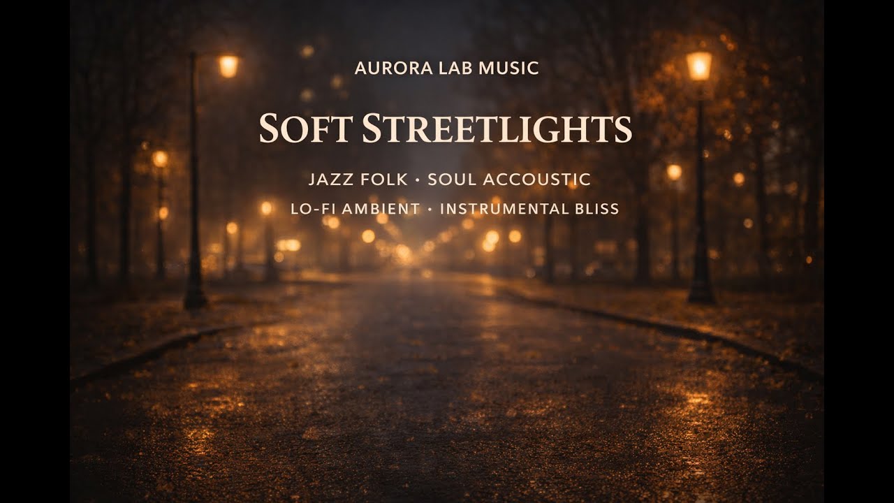 Soft Streetlights – Instrumental Jazz Folk & Lo-Fi Ambient | Aurora Lab Music