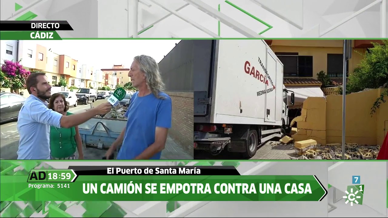 Un camión se empotra en una vivienda en El Puerto de Santa María, en Andalucía Directo