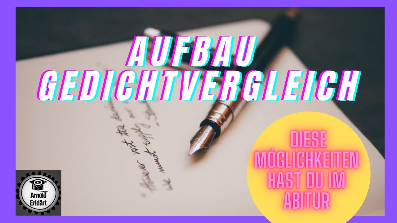 Gedichtvergleich im Abitur 2026