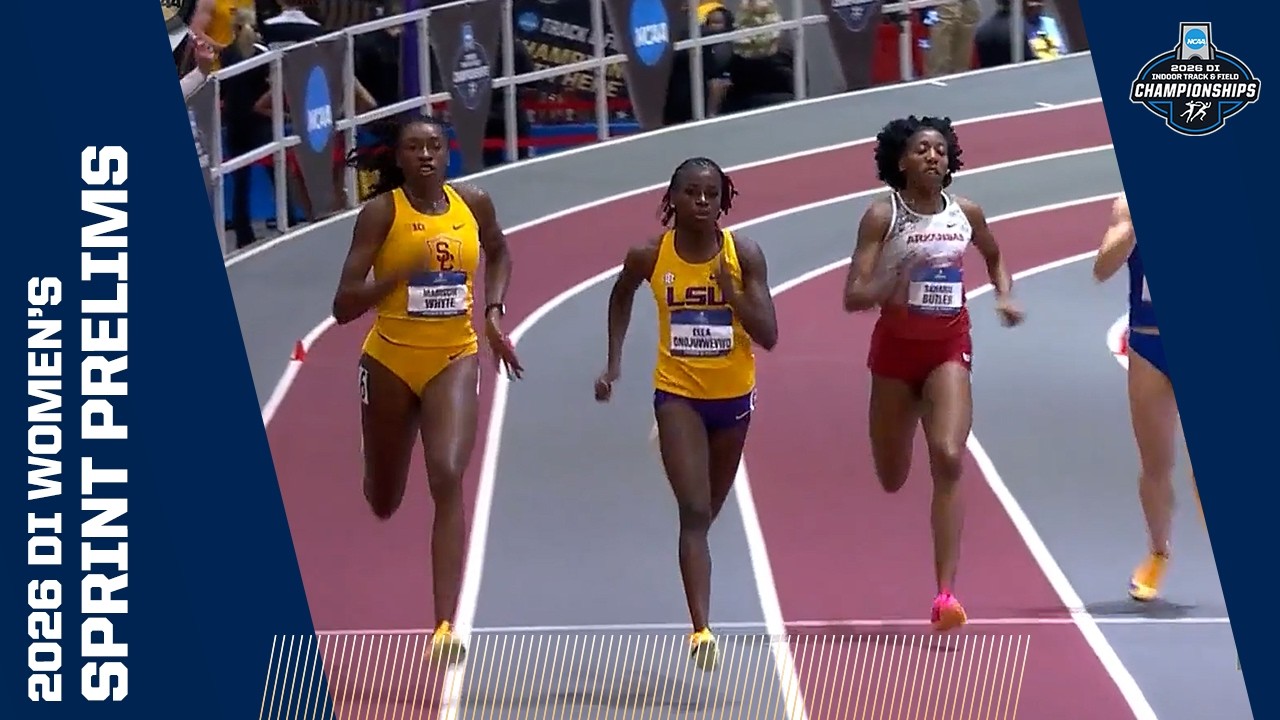 Every women's sprint prelim from the 2026 DI indoor track and field championships