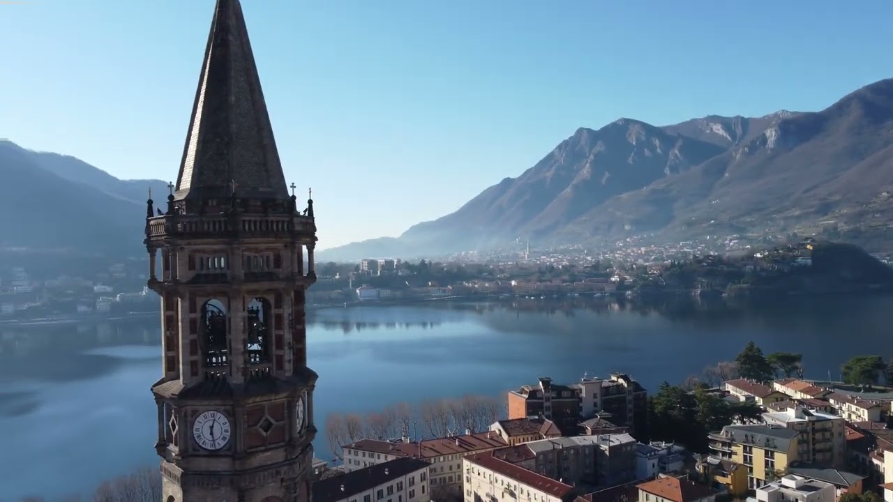 MALGRATE_LECCO VOLO FINO AL CAMPANILE DI SAN NICOLO