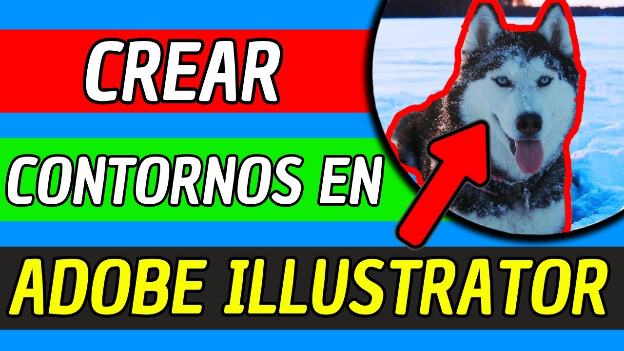 Como Crear Contornos Adobe Illustrator 2026 Facil (Imagen)