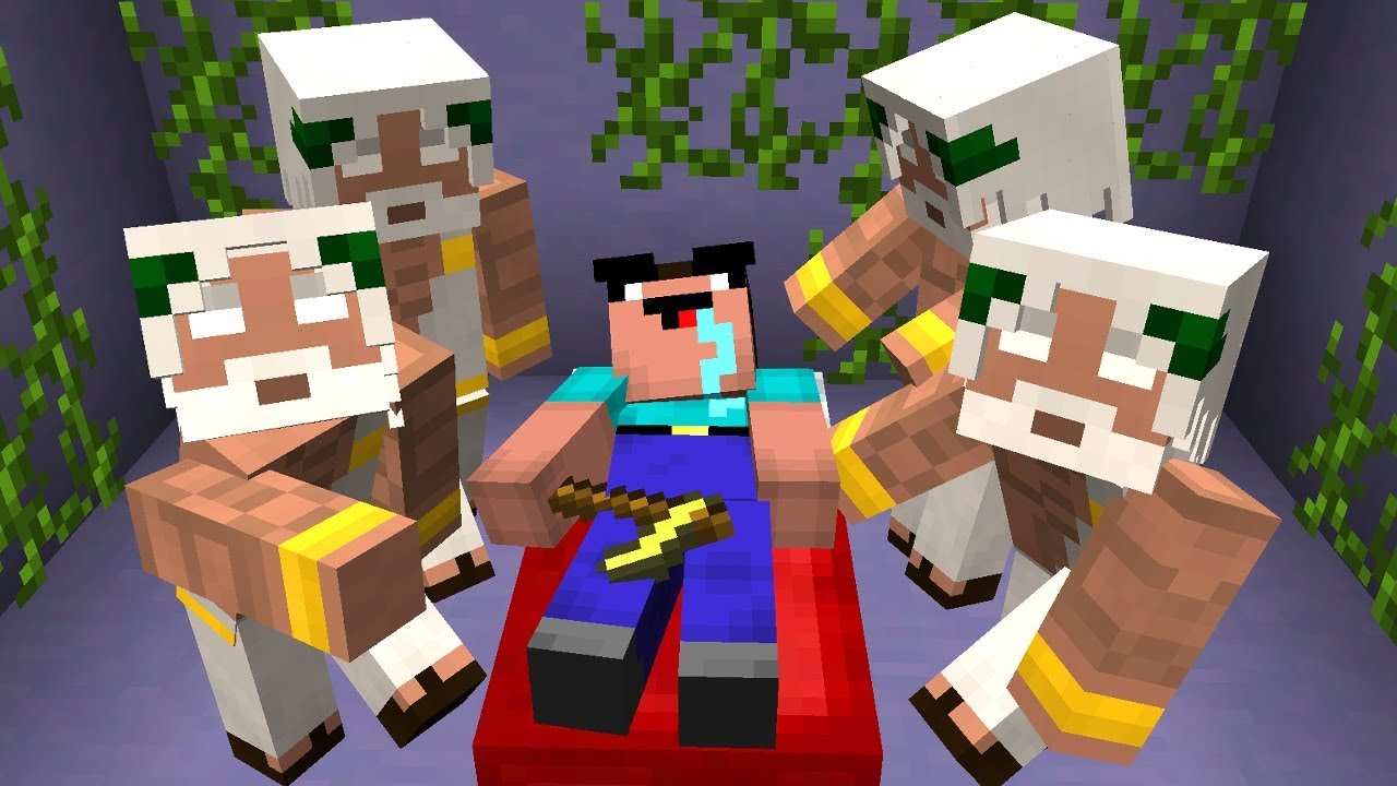 НУБ ПРОТИВ БОГ НУБ В МАЙНКРАФТ &ndash; ТРОЛЛИНГ HACKER НЕВИДИМКОЙ В МАЙНКРАФТ! MINECRAFT