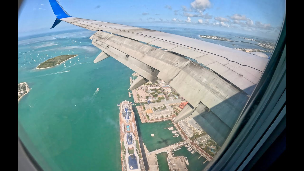 Approach and Landing in Key West FL
