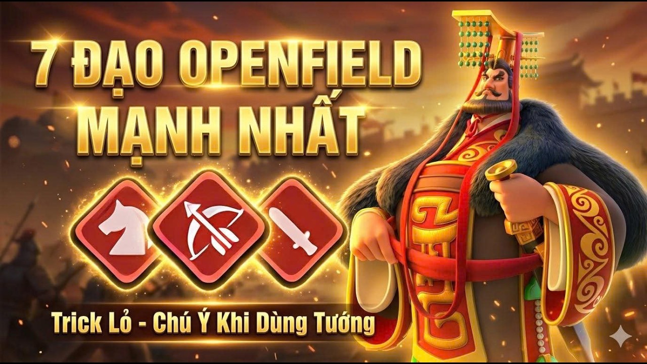 7 Đạo Openfield Mạnh Nhất Update T4/2026 , Trick Lỏ-Chú Ý Khi Dùng Tướng!