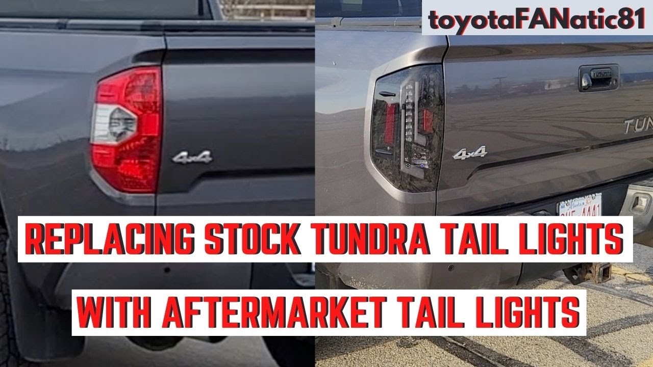 Installing Aftermarket Tail Lights On My 2014 Toyota Tundra