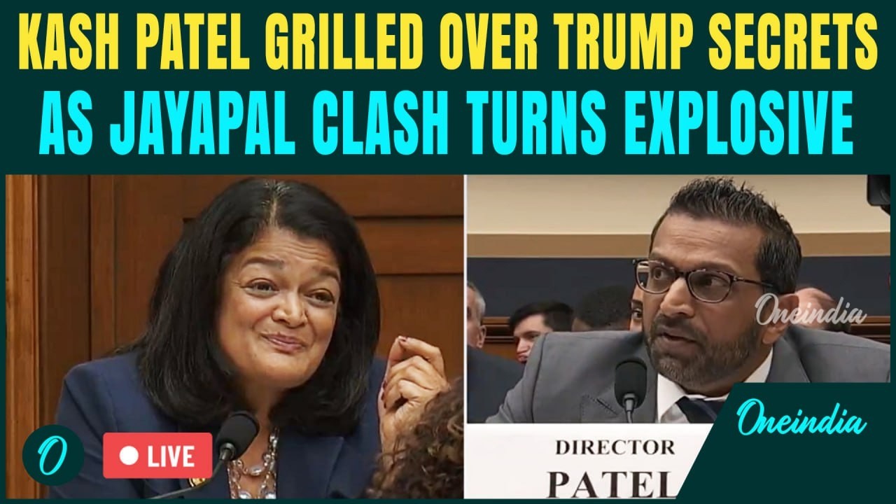 Trump’s Epstein Scandal LIVE| Kash Patel vs Jayapal Blows Up Over Trump–Epstein Links | Epstein LIVE