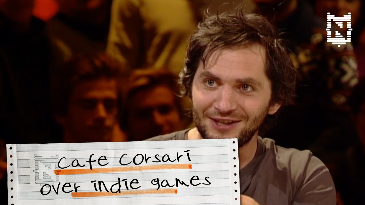 Lieven Scheire in Cafe Corsai over Indie Games #Nerdland
