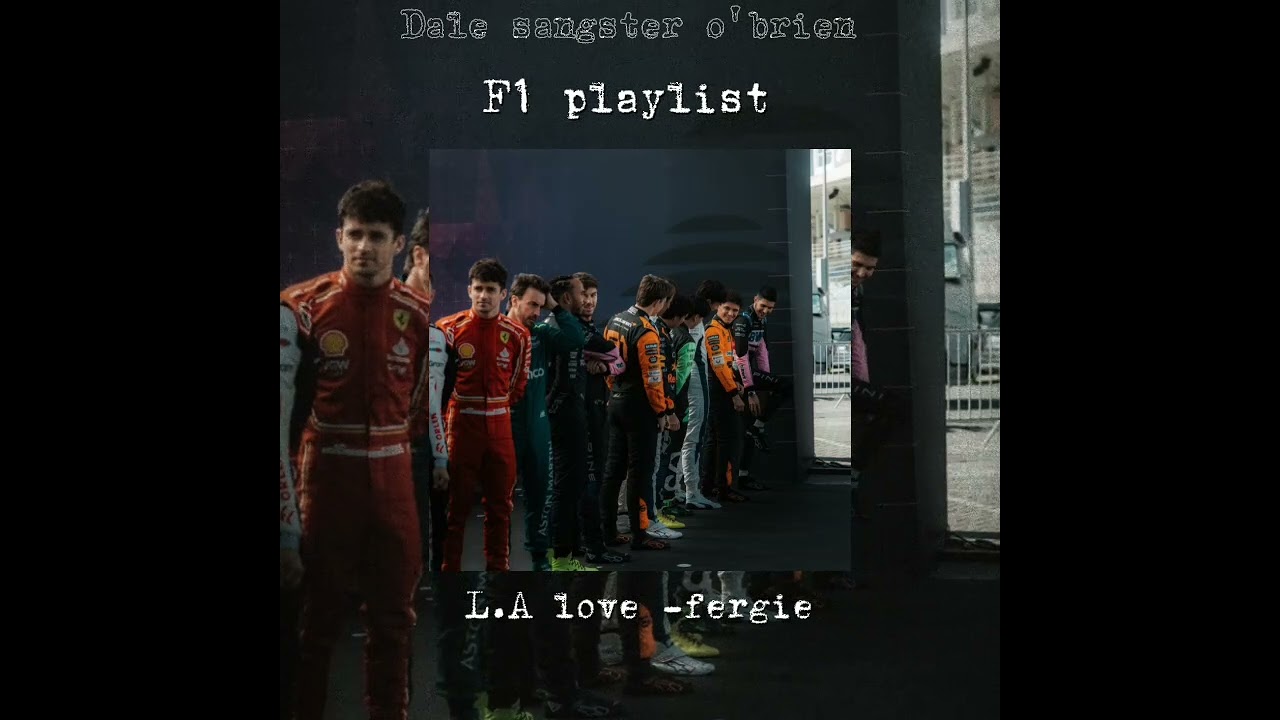 formula 1 playlist for race week