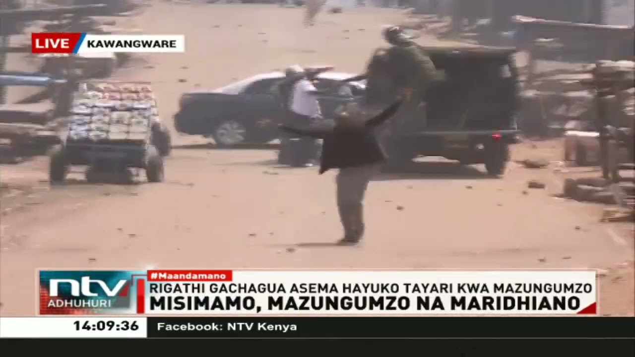 Maandamano: Teargas used to disperse crowd in Kawangware