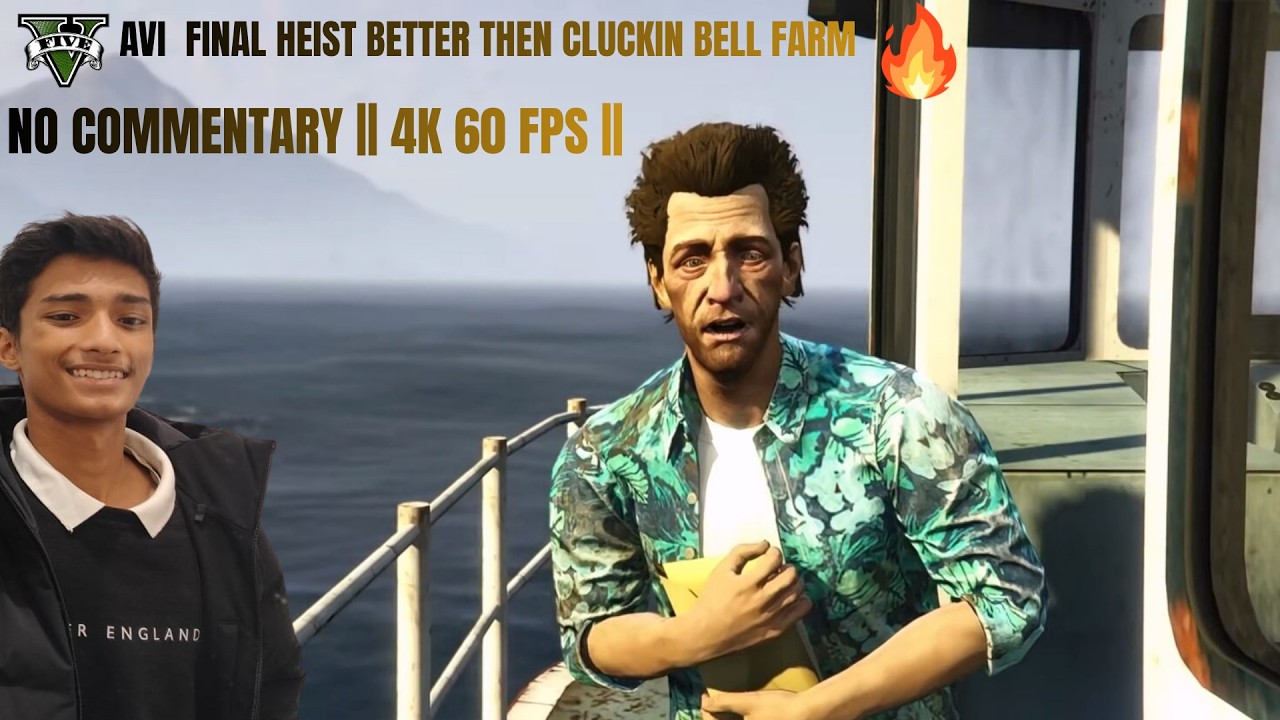 GTA 5 ONLINE || 4K 60 FPS || AVI FINAL HEIST || ZOROXGAMING ||