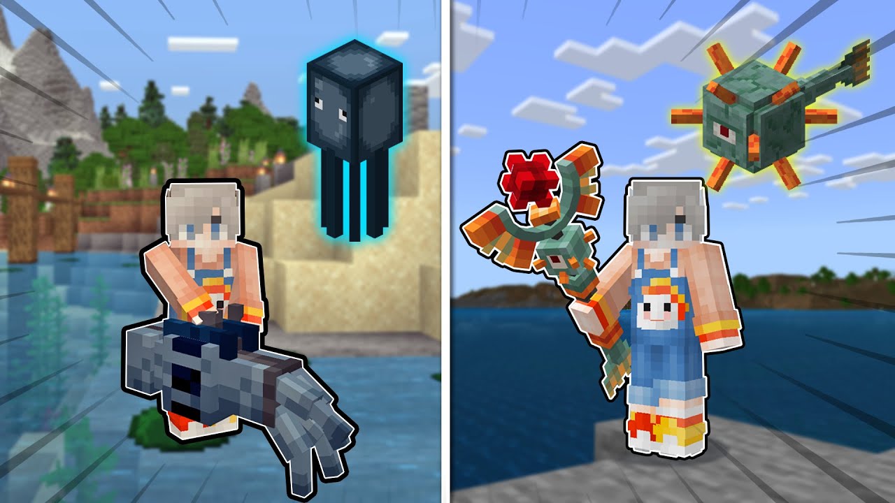 Minecraft：當玩家可以製作80多種『生物武器』！末影龍寶寶拯救計劃！【小包小包】