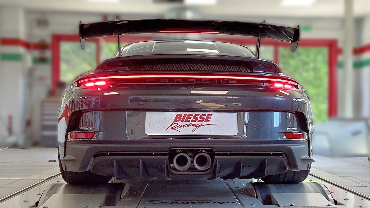 Porsche 992 GT3 with FULL Tubi Style Exhaust SCREAMING @ DYNO | 9000rpm 4.0 Flat-Six *MUST HEAR*