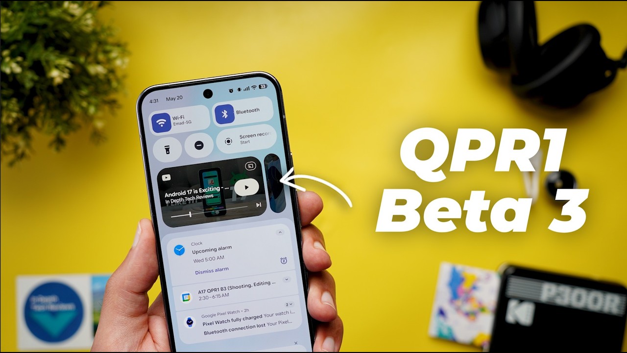 Android 17 QPR1 Beta 3 &ndash; Новый интерфейс с эффектом размытия, улучшенная анимация и скрытые функции!