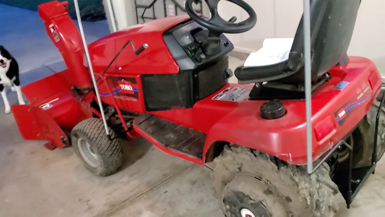Berco cab install on Toro Wheel Horse 522xi