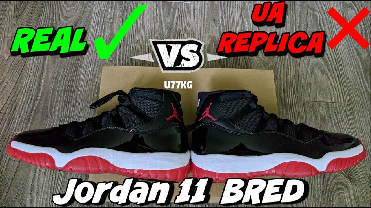 JORDAN 11 BRED 2019 &mdash; &laquo;НАСТОЯЩИЕ&raquo; против &laquo;ПОДДЕЛКИ UA&raquo; &mdash; {Сравнение, Обзор, Распаковка, На ногах}