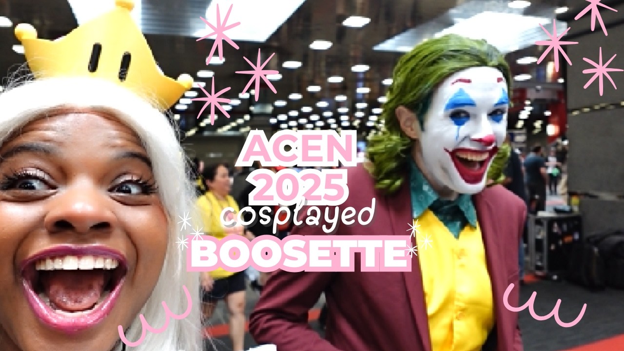 Acen vlog 2025 I cosplayed as Boosette!