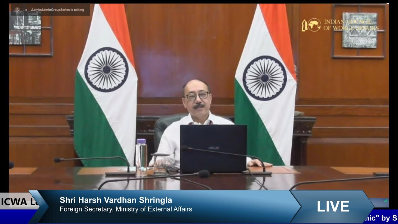 Webinar Lecture on 'The Broad Canvas of Indian Diplomacy during the Pandemic', 4 September 2020
