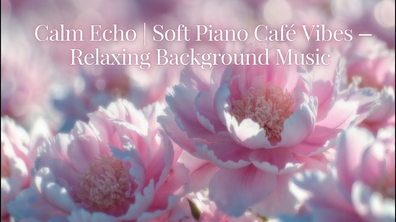 Calm Echo | Soft Piano Café Vibes – Relaxing Background Music