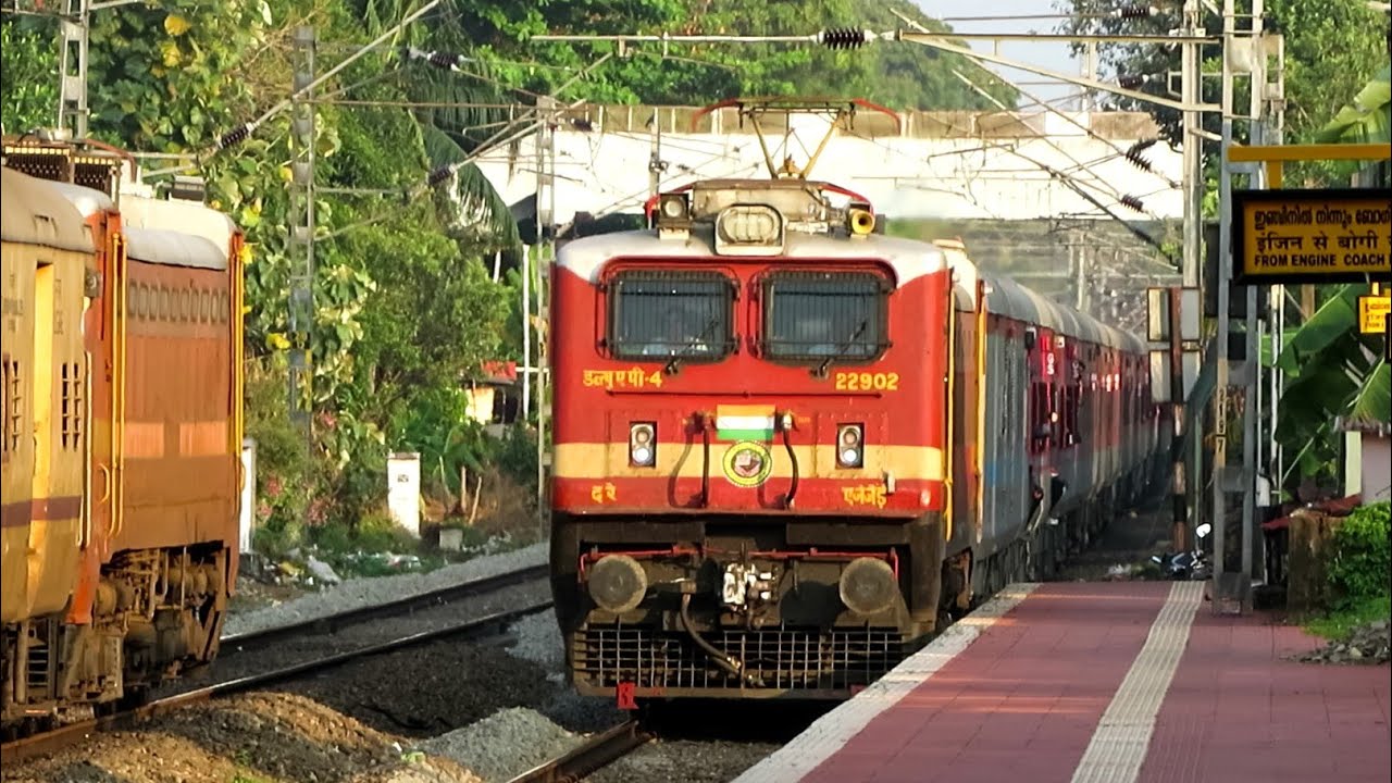 First LHB Run of Trivandrum Central - Chennai Central Superfast Express | 12696 | Indian Railways