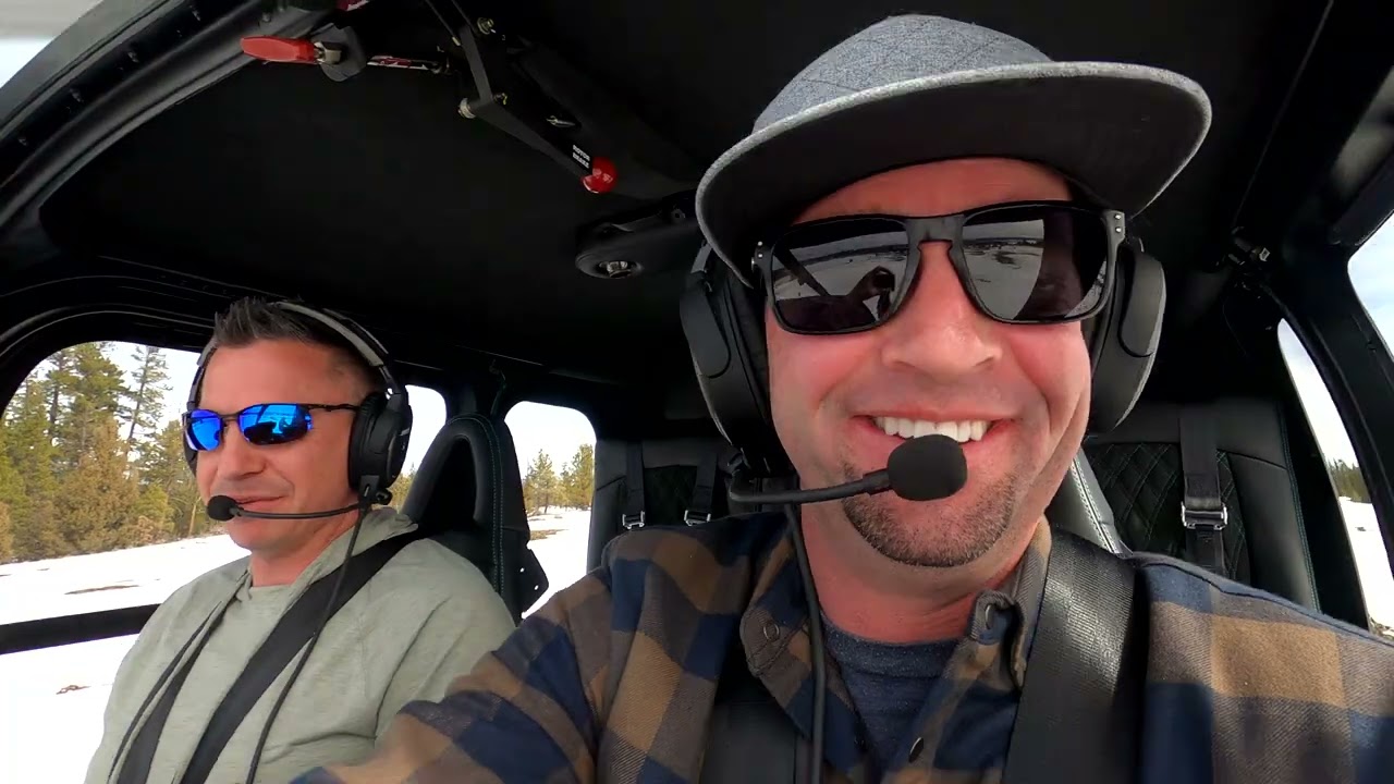 Bell 505 - Snow Landing