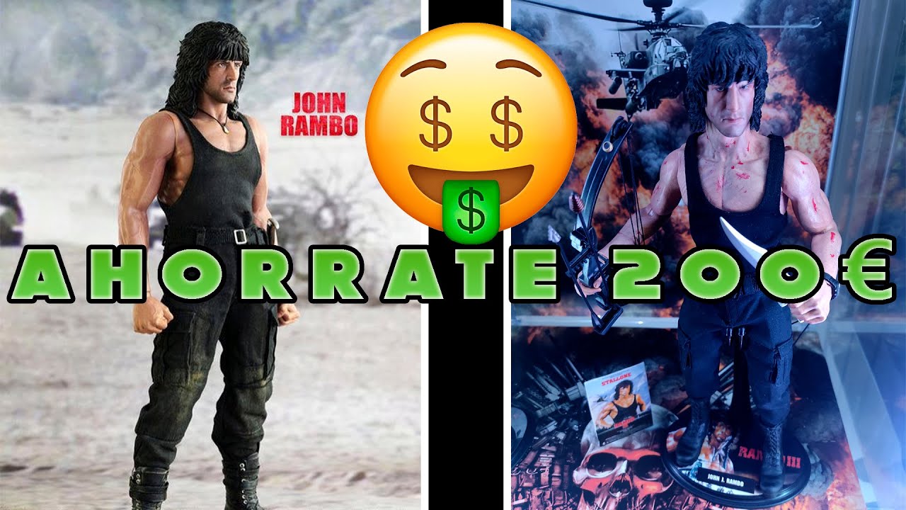 CUSTOM 1/6 DE RAMBO SIN LICENCIA OFICIAL. AHORRATE 200 EUROS Y MÓNTATE EL TUYO.