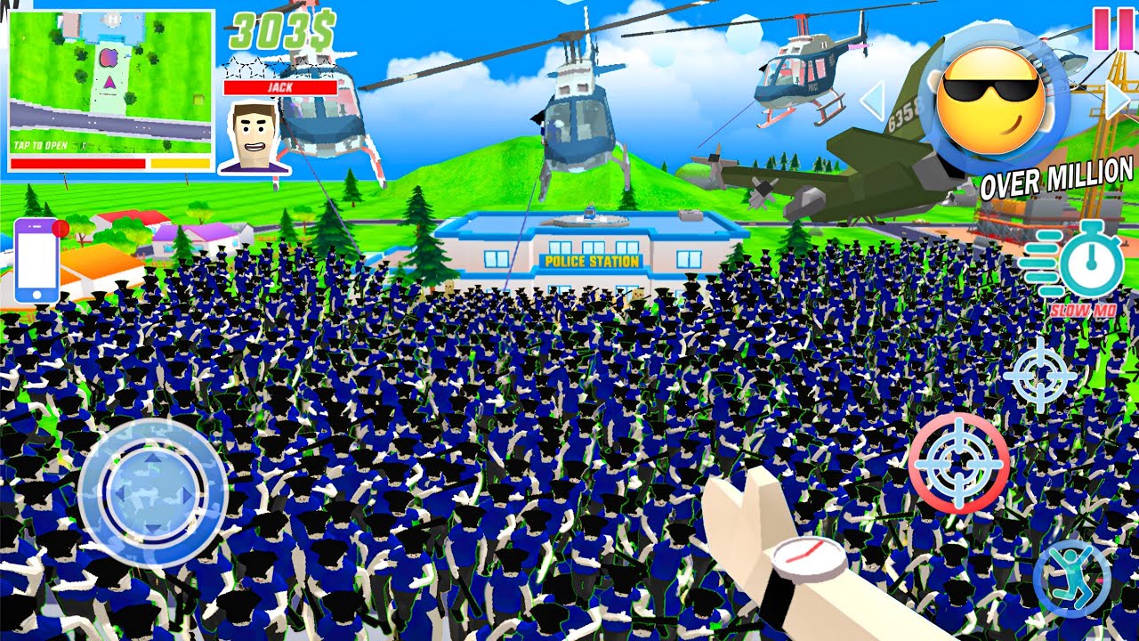 RICHIE ALL POLICE IN DUDE THEFT WARS !!!