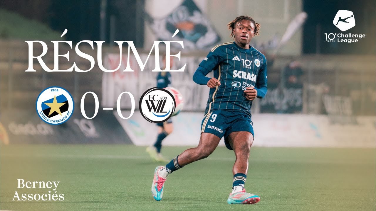 RÉSUMÉ Étoile Carouge Fc - Fc Wil | J16 Dieci Challenge League