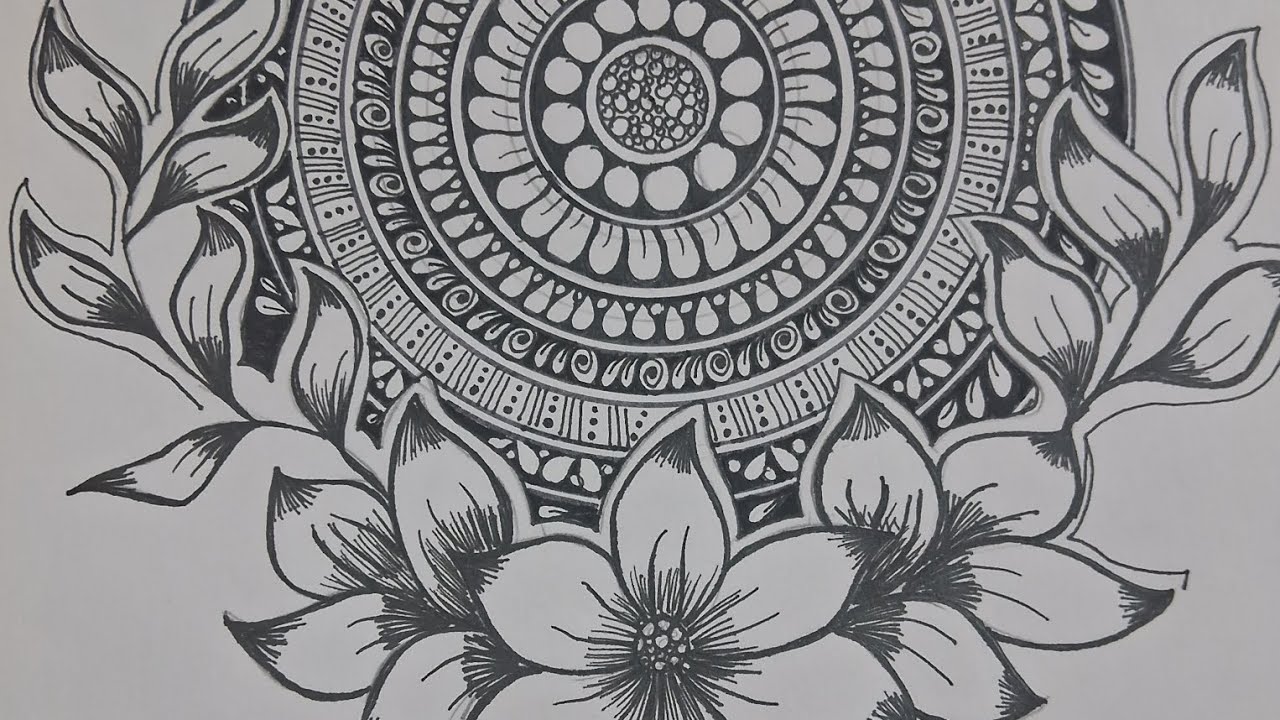 ✨️💫Mandala art ✨️💫🖋🌑🌸