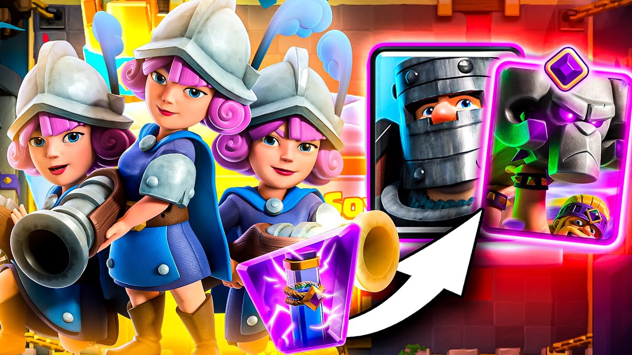 ¡MAZO con *TRÍO DE MOSQUETERAS* NUEVO META! Clash Royale