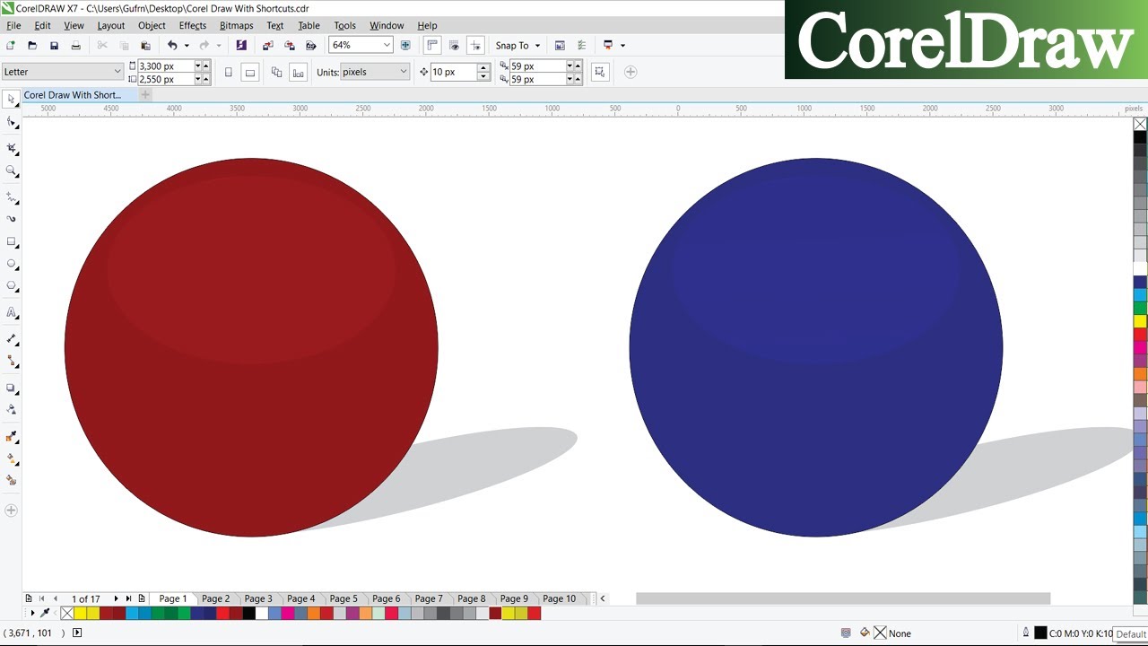 CorelDraw पर Circle Design कैसे बनाएँ || How To Make Circle Design In CorelDraw