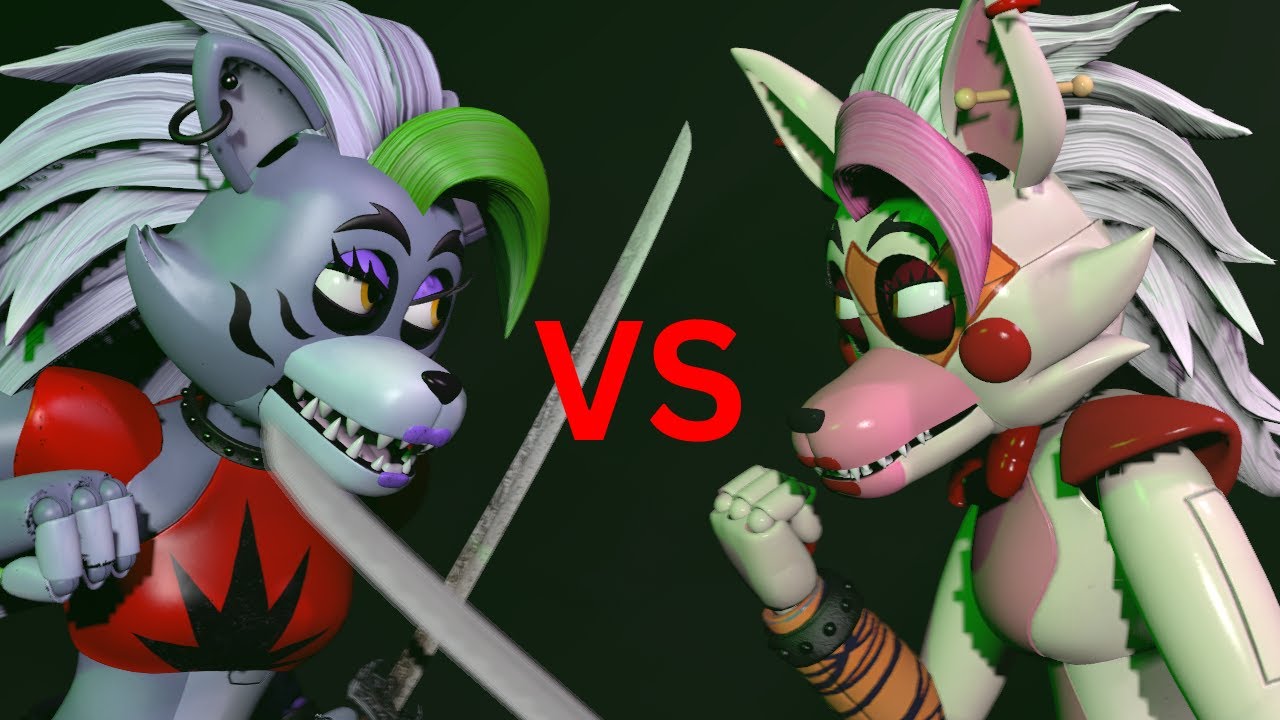 (SFM/FNAFSB) Roxanne VS GlamRock Mangle