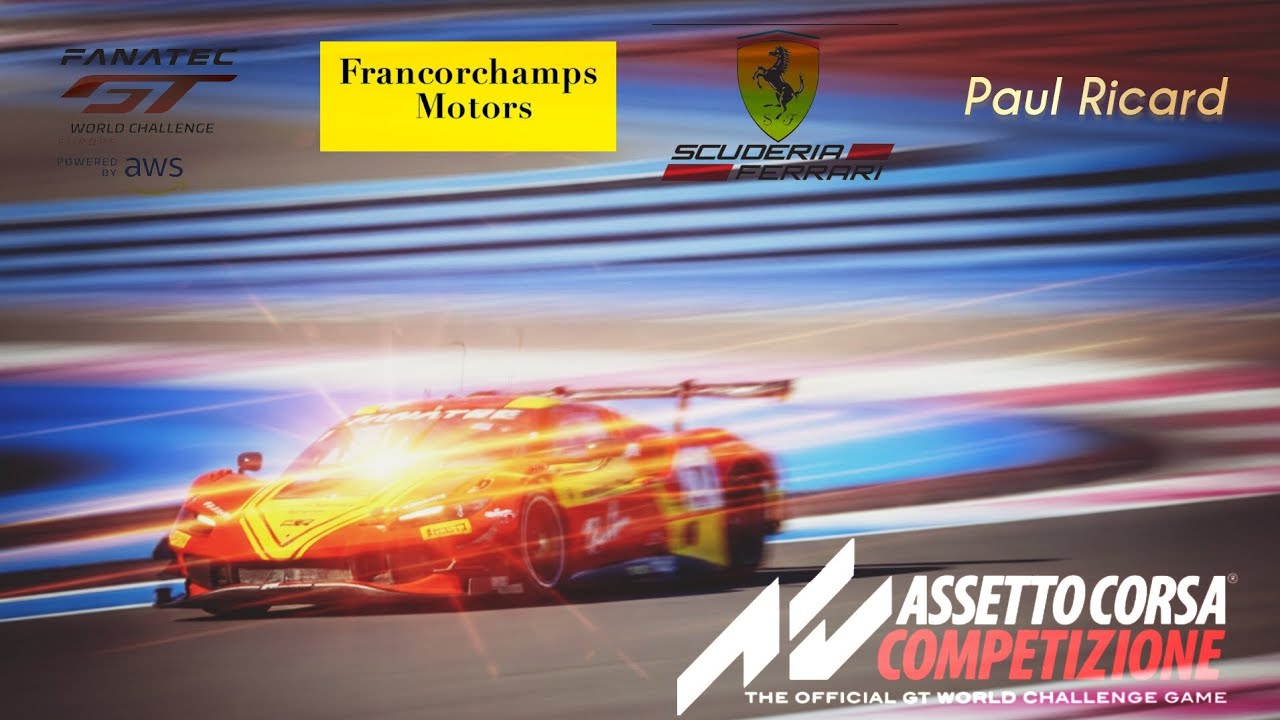 Tentando a vida como piloto FERRARI 😅🏎️🕹️ Paul Ricard Gtworld | Ferrari 296 GT3 