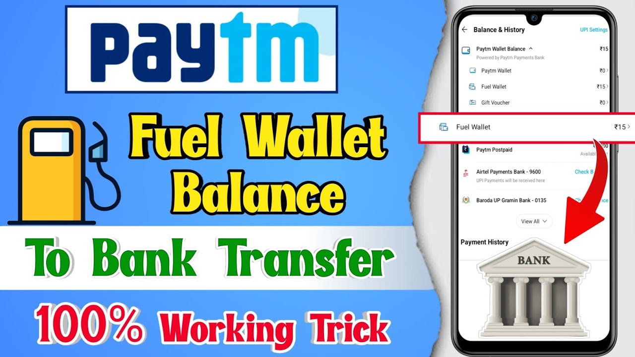 Paytm Fuel Wallet To Bank Transfer | Paytm fuel wallet se paise kaise nikale