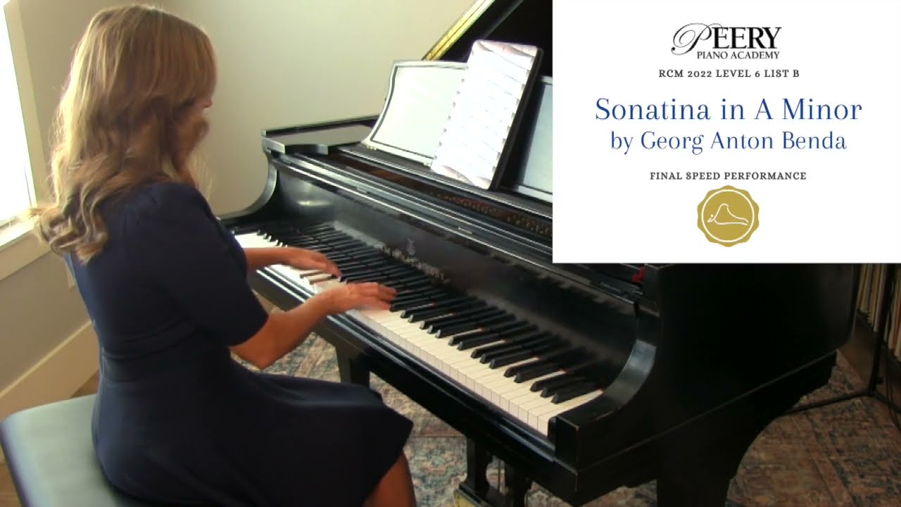 Sonatina in A Minor by Georg Anton Benda (RCM Level 6 List B 2022 Celebration Series)