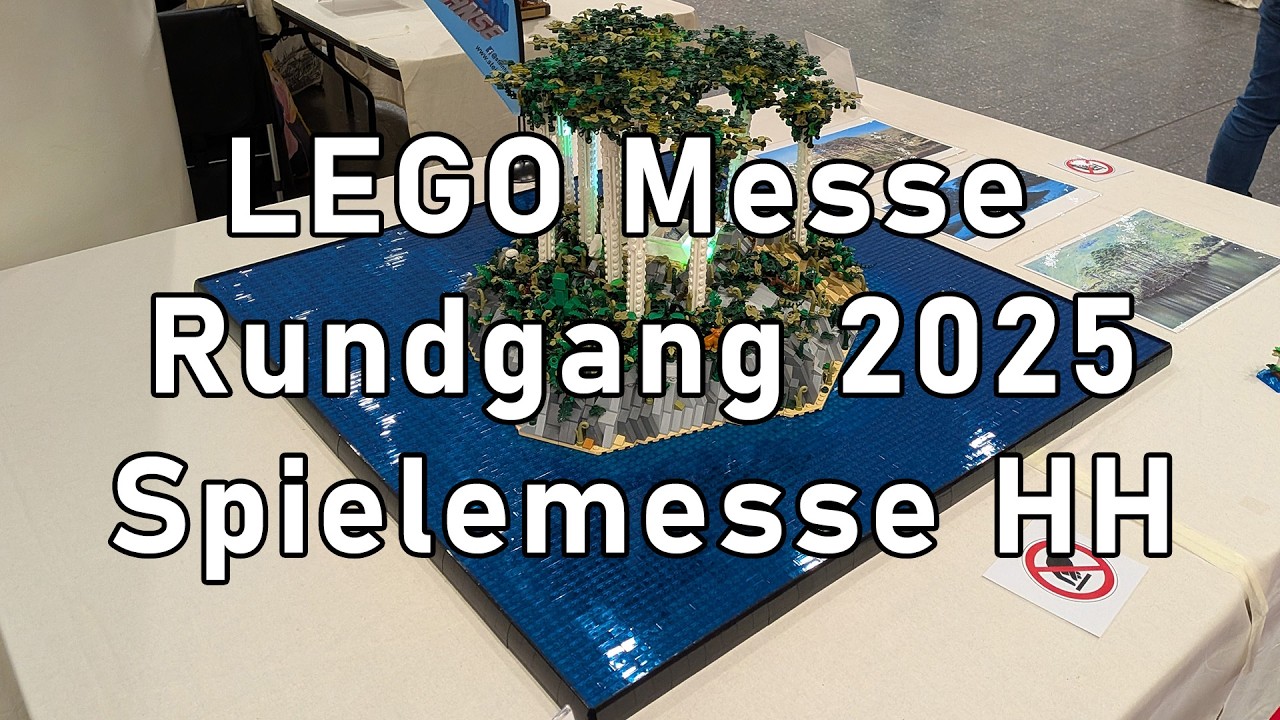 LEGO Messe mit Weltrekord ? - Spielemesse Hamburg 2025 Rundgang und Kugelbahn (GBC) Weltrekord