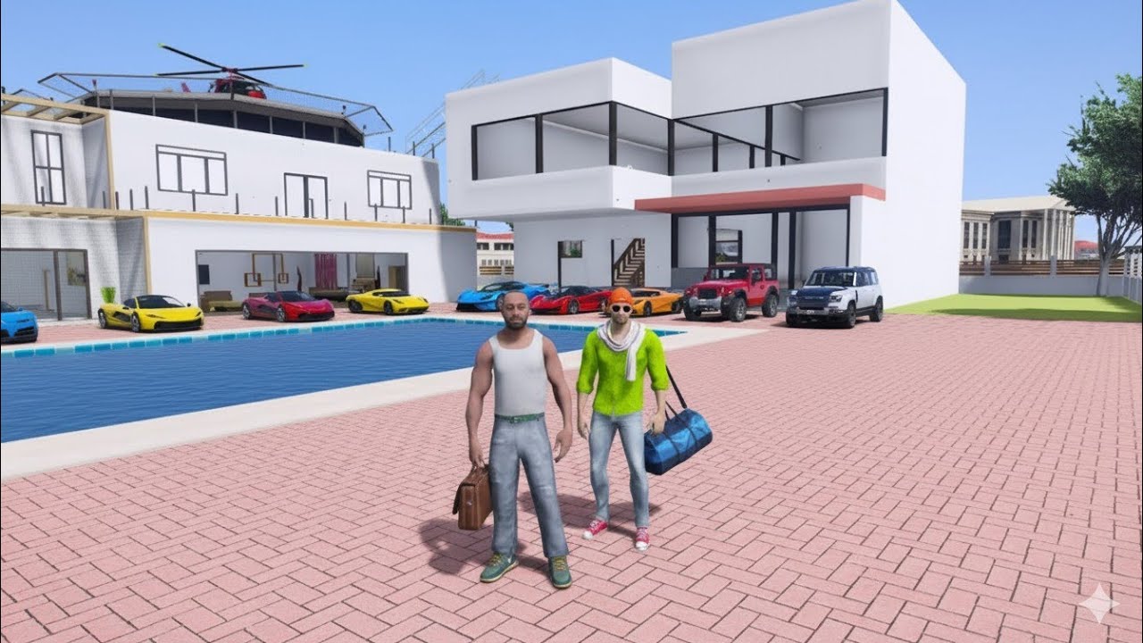 Franklin House Teleport in Jake City 💥🤯 Indian Bike Driving 3D 