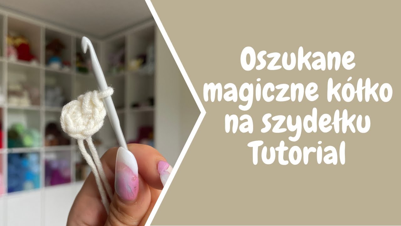 Oszukane magiczne kółko na szydełku| TUTORIAL