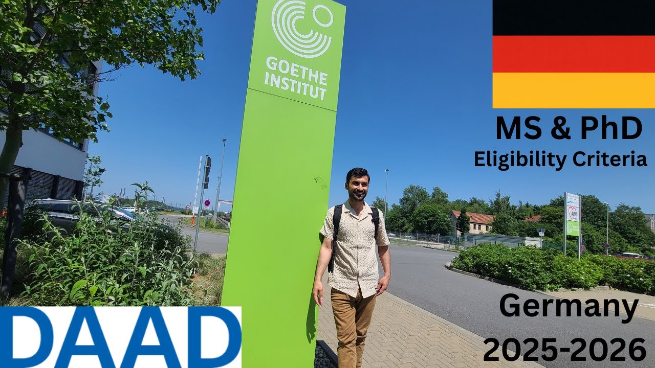 DAAD Scholarship Germany 2025-2026 | Eligibility Criteria #Master #PhD