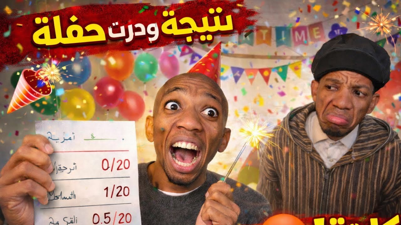 ولد دار حفلة حيت جاب النتيجة… ولكن النتيجة كارثية 😂