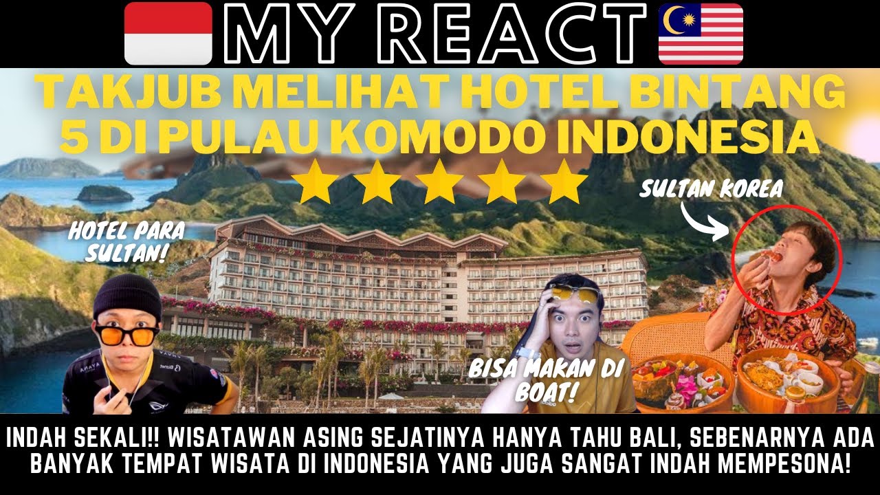 VIEW LUAR BIASA INDONESIA! MNAKJUBKAN! TERNYATA ADA HOTEL BINTANG 5 YANG LUAR BIASA DI PULAU KOMODO