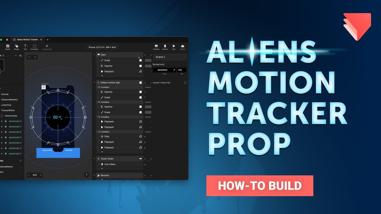 How to build the Aliens Motion Tracker Movie Prop in ProtoPie
